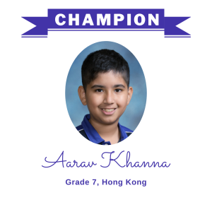 (Bulk 2 champion - Aarav Khanna