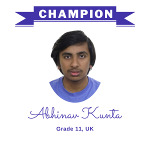 (Bulk 3 champion - Abhinav Kunta