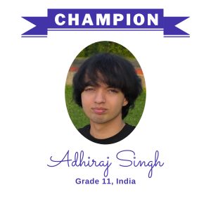 (Bulk 3 champion - Adhiraj Singh