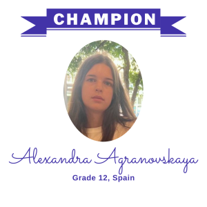 (Bulk 3 champion - Alexandra Agranovskaya