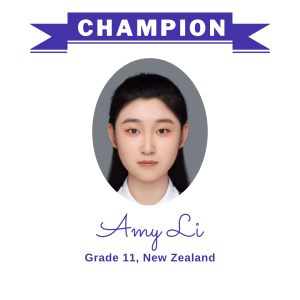 (Bulk 3 champion - Amy Li