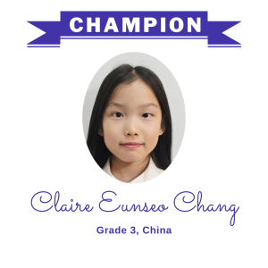 (Bulk 1) champion - Claire Eunseo Chang