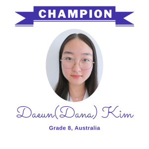(Bulk 2 champion - Daeun(Dana) Kim