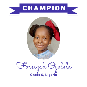 (Bulk 1) champion - Fareezah Oyolola