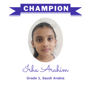 (Bulk 1) champion - Irha Arahim