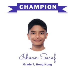 (Bulk 2 champion - Ishaan Saraf