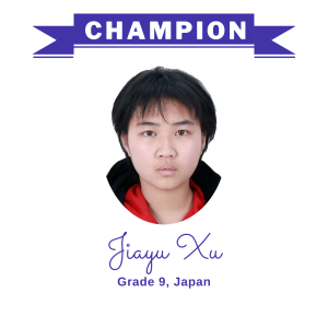 (Bulk 2 champion - Jiayu Xu