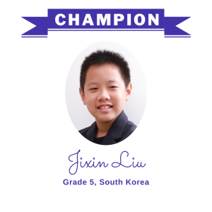 (Bulk 1) champion - Jixin Liu