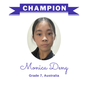 (Bulk 2 champion - Monica Deng