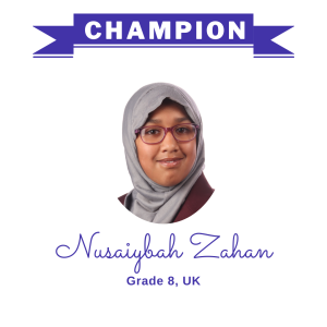 (Bulk 2 champion - Nusaiybah Zahan