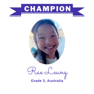 (Bulk 1) champion - Rae Leung