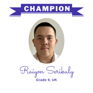 (Bulk 2 champion - Raiym Serikuly