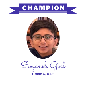 (Bulk 1) champion - Reyansh Goel