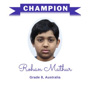(Bulk 2 champion - Rohan Mathur