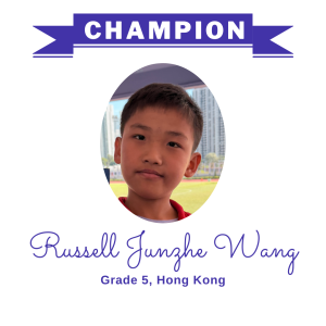 (Bulk 1) champion - Russell Junzhe Wang