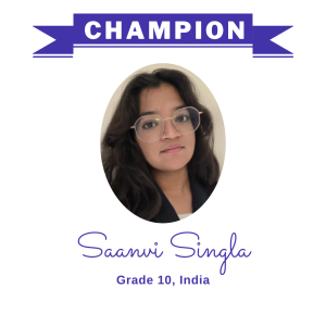 (Bulk 3 champion - Saanvi Singla