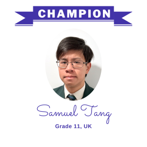 (Bulk 3 champion - Samuel Tang