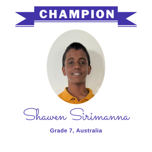 (Bulk 2 champion - Shawen Sirimanna