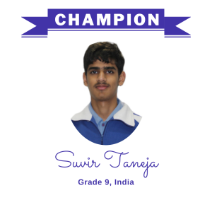 (Bulk 2 champion - Suvir Taneja