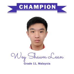(Bulk 3 champion - Wey Shawn Lean