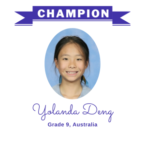 (Bulk 2 champion - Yolanda Deng
