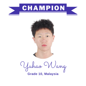 (Bulk 3 champion - Yuhao Wang