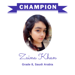 (Bulk 2 champion - Zaina Khan