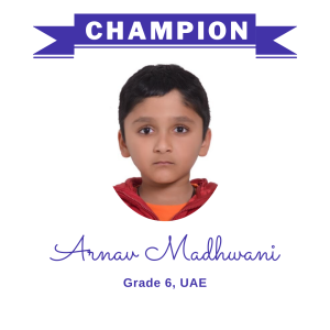 Champion June 2024 - Arnav Madhwani