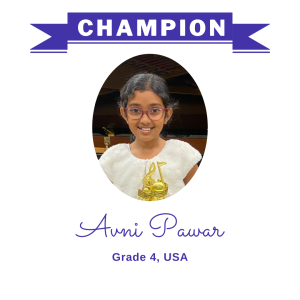 Champion June 2024 - Avni Pawar