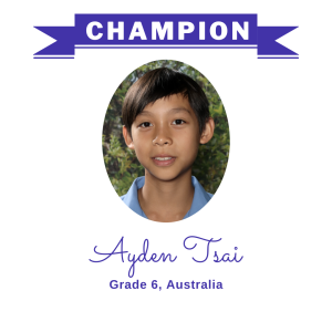 Champion June 2024 - Ayden Tsai