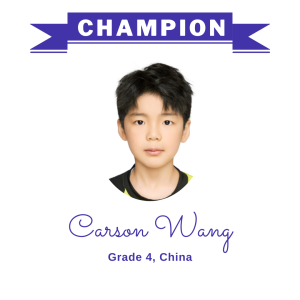 Champion June 2024 - Carson Wang