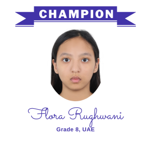 Champion June 2024 - Flora Rughwani