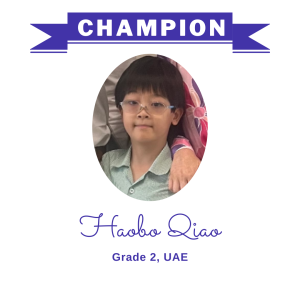 Champion June 2024 - Haobo Qiao