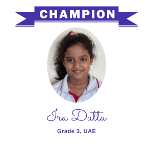 Champion June 2024 - Ira Dutta