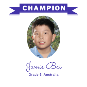 Champion June 2024 - Jamie Bai