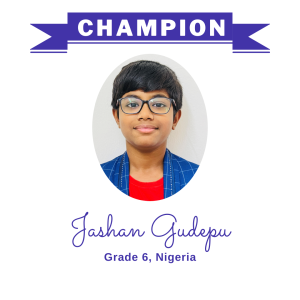 Champion June 2024 - Jashan Gudepu