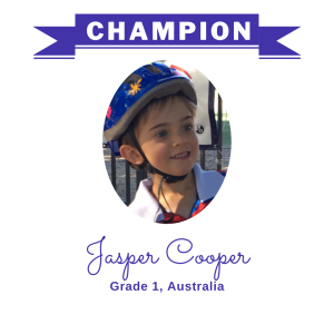 Champion June 2024 - Jasper Cooper