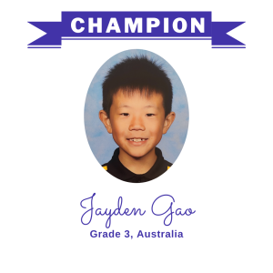 Champion June 2024 - Jayden Gao