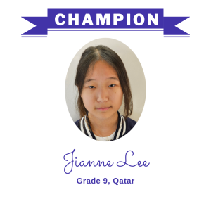 Champion June 2024 - Jianne Lee