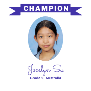 Champion June 2024 - Jocelyn Su