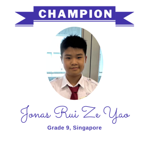 Champion June 2024 - Jonas Rui Ze Yao