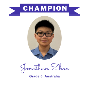 Champion June 2024 - Jonathan Zhao