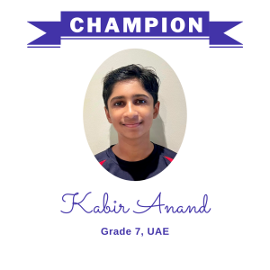 Champion June 2024 - Kabir Anand