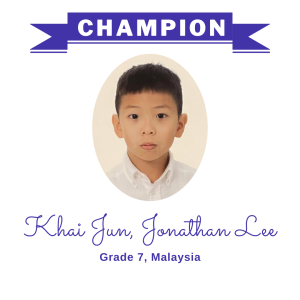 Champion June 2024 - Khai Jun, Jonathan Lee