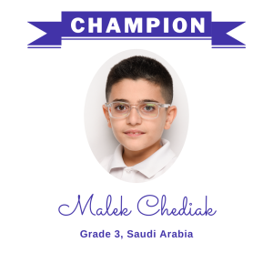 Champion June 2024 - Malek Chediak