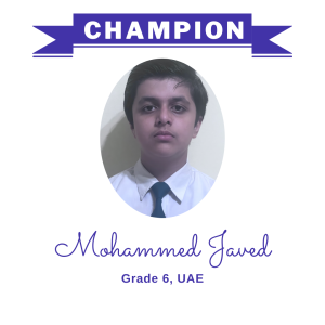 Champion June 2024 - Mohammed Javed