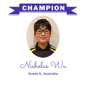 Champion June 2024 - Nicholas Wu