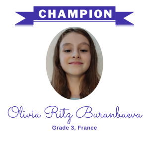 Champion June 2024 - Olivia Ritz Buranbaeva