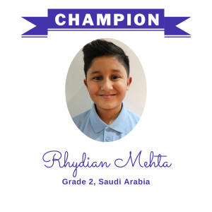 Champion June 2024 - Rhydian Mehta