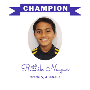 Champion June 2024 - Rithik Nayak